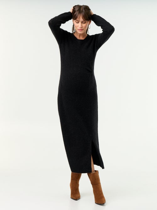 Robe de maternité en laine mélangée - Kiabi