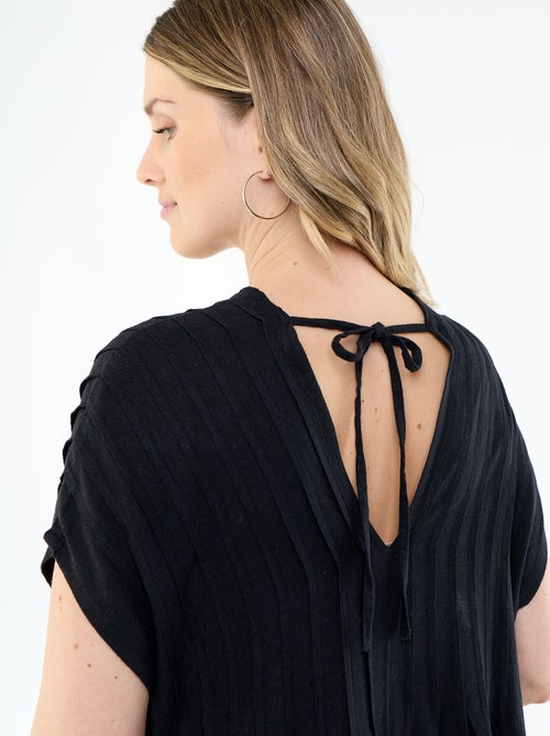 Robe de maternité en lin mélangé - Kiabi Robe de maternité en lin mélangé - Kiabi