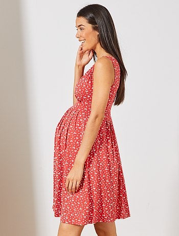 Robe de maternité esprit babydoll - Kiabi