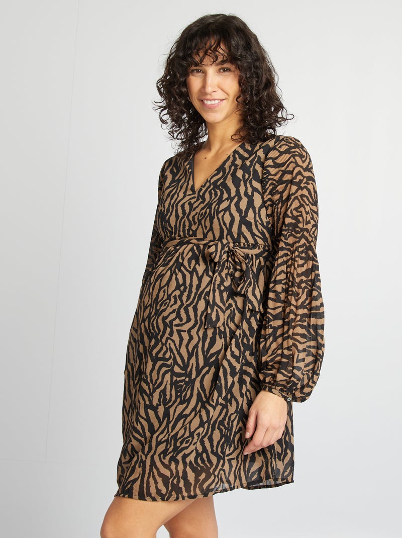 Robe de maternité 'Only maternity' Vert - Kiabi