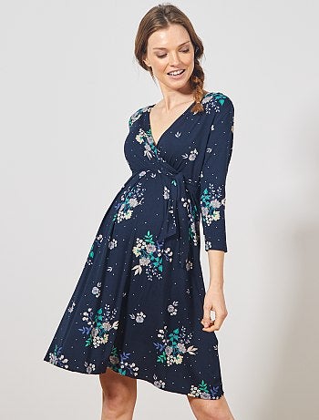 Robe de maternité trapèze - Kiabi