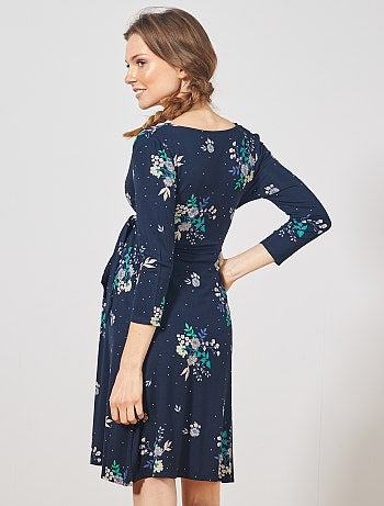 Robe de maternité trapèze - Kiabi