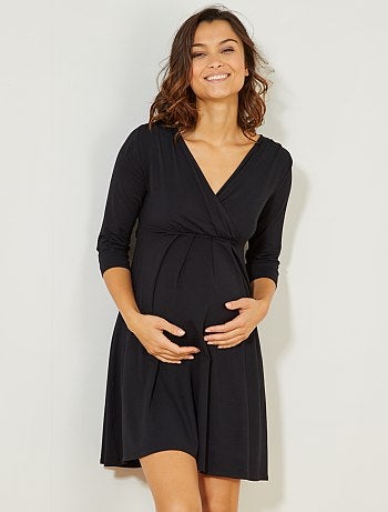 Robe de maternité trapèze - Kiabi