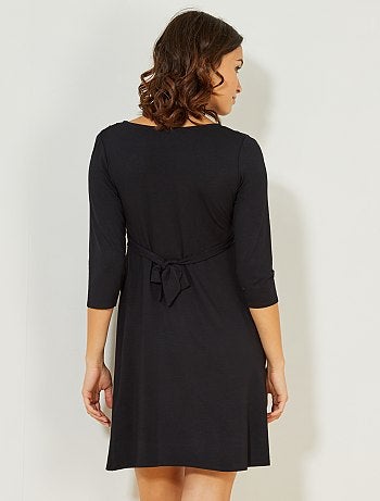 Robe de maternité trapèze - Kiabi