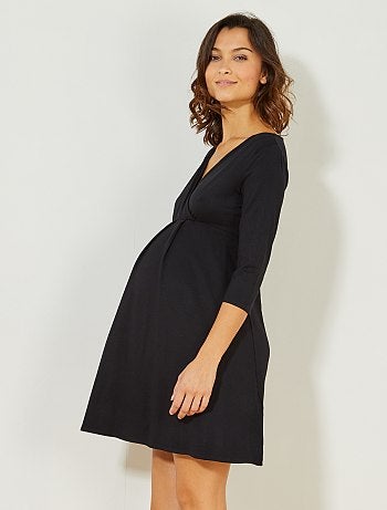 Robe de maternité trapèze - Kiabi