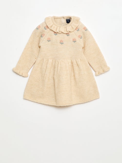 Robe de Noël avec collerette - Kiabi