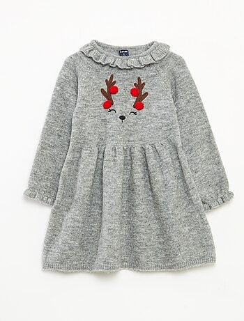 Robe de Noël avec collerette