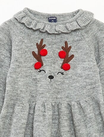 Robe de Noël avec collerette