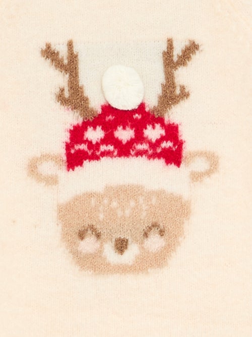 Robe de Noël en maille tricot - Kiabi
