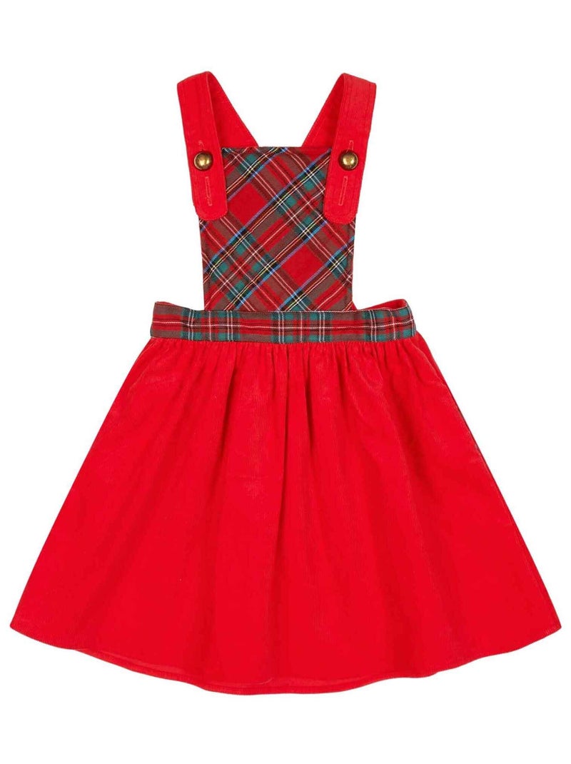 Robe de Noël Tartan & Col Roulé - 'LA FAUTE A VOLTAIRE' Rouge - Kiabi