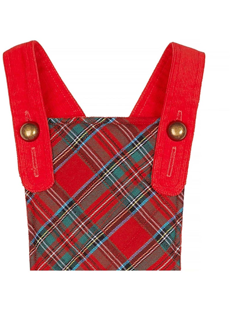 Robe de Noël Tartan & Col Roulé - 'LA FAUTE A VOLTAIRE' Rouge - Kiabi