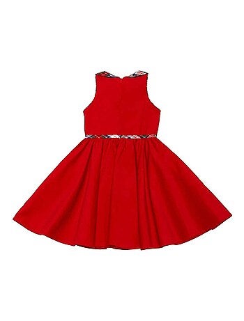 Robe de Noël Velours et carreaux Tartan HEPBURN - La Faute à Voltaire