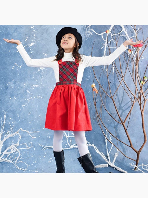 Robe de Noël   Velours et Tartan   CHRISTMAS - La Faute à Voltaire - Kiabi