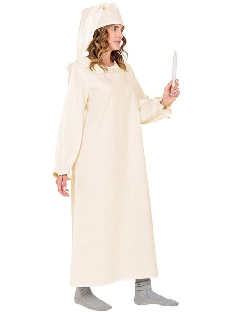 Robe de nuit vintage avec chapeau Multicolore - Kiabi