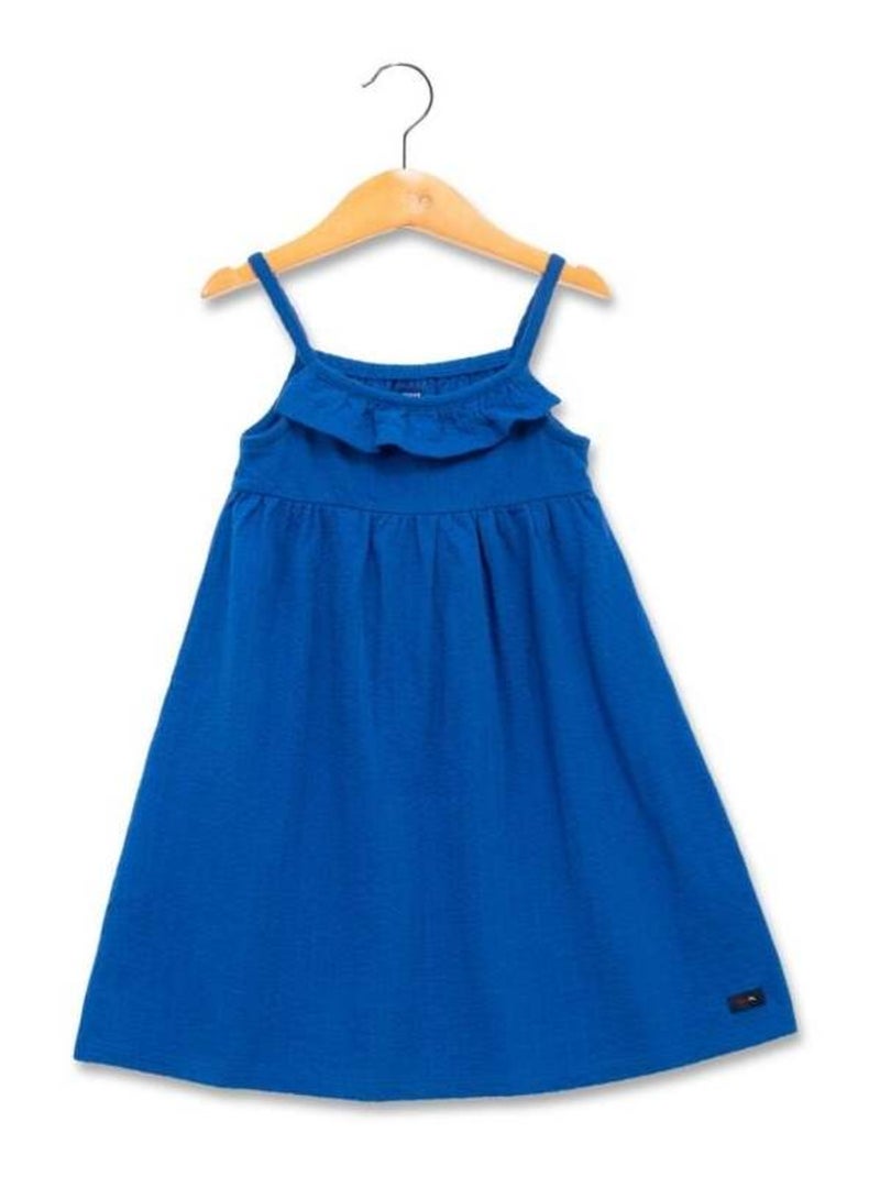 Robe de plage à bretelles Fille bleu foncé Bleu - Kiabi