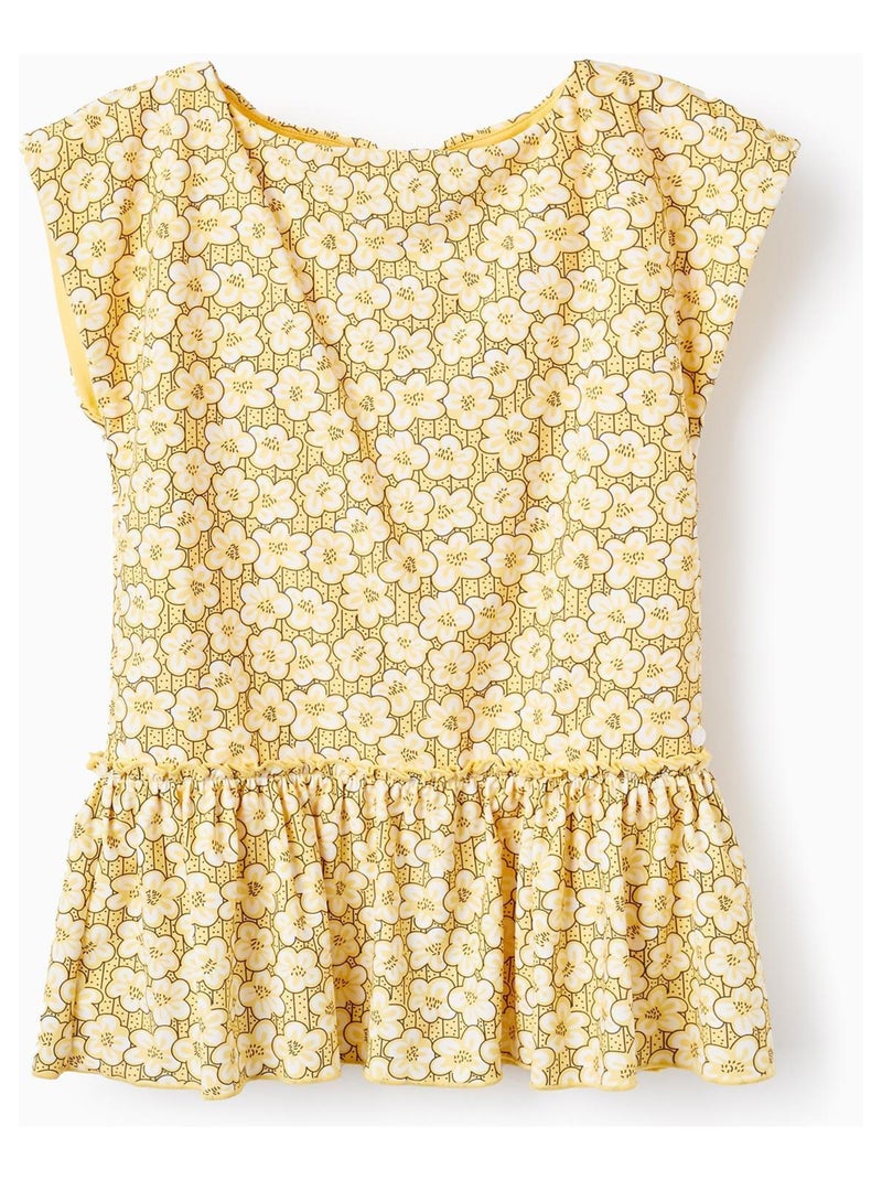 Robe de plage à motif floral jaune MATISSE Jaune - Kiabi