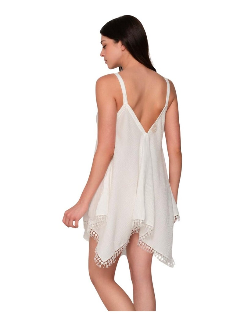 Robe de plage asymétrique Bliss Ecru - Kiabi