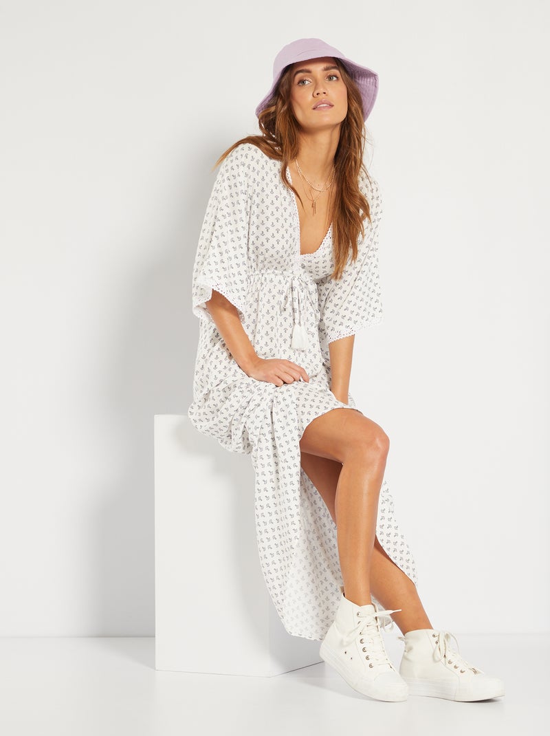 Robe de plage Blanc - Kiabi