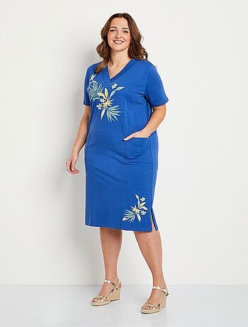 Robe de plage courte coton - Afibel