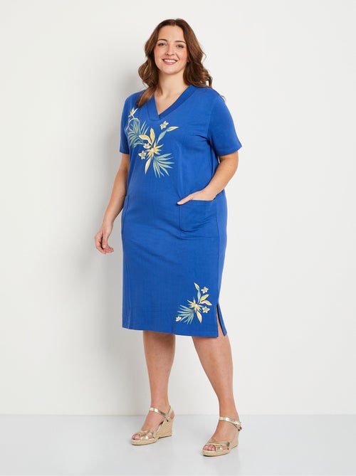 Robe de plage courte coton - Afibel - Kiabi