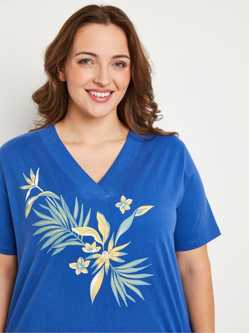 Robe de plage courte coton - Afibel - Kiabi