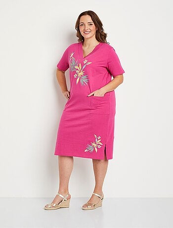 Robe de plage courte coton - Afibel