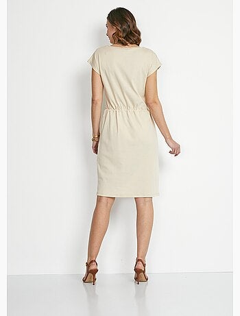 Robe de plage courte manches kimono - Afibel