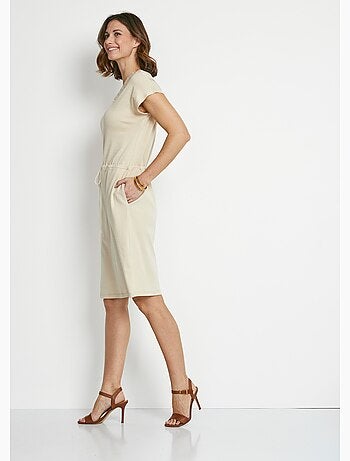 Robe de plage courte manches kimono - Afibel