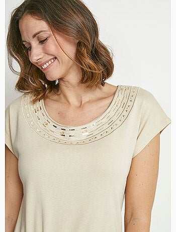 Robe de plage courte manches kimono - Afibel