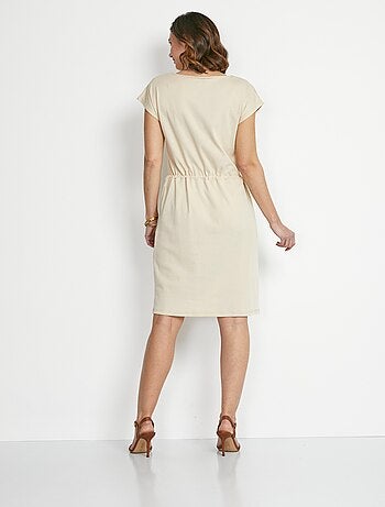 Robe de plage courte manches kimono