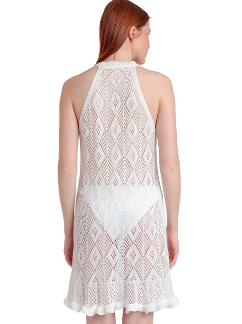 Robe de plage crochet Happy - Kiabi