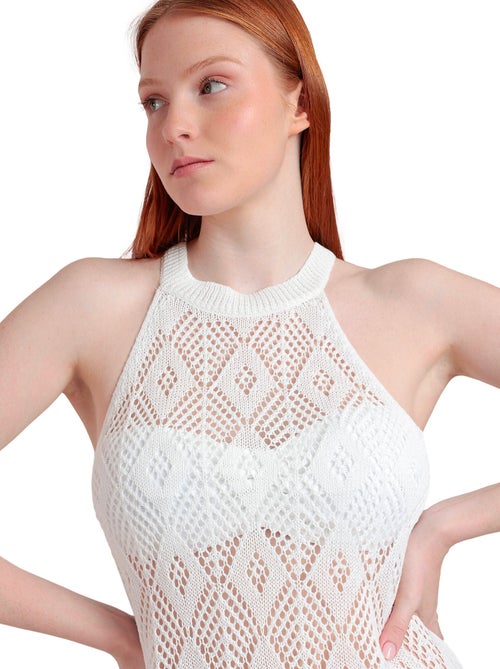 Robe de plage crochet Happy - Kiabi