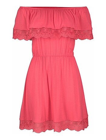 Robe de plage Holly corail