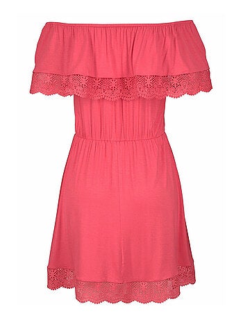 Robe de plage Holly corail