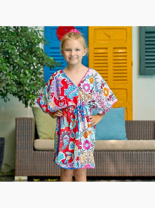 Robe de Plage  Imprimé Fleurs Hawaï   BALI - La Faute à Voltaire - Kiabi