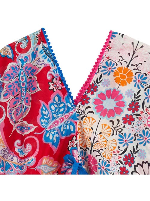 Robe de Plage  Imprimé Fleurs Hawaï   BALI - La Faute à Voltaire - Kiabi