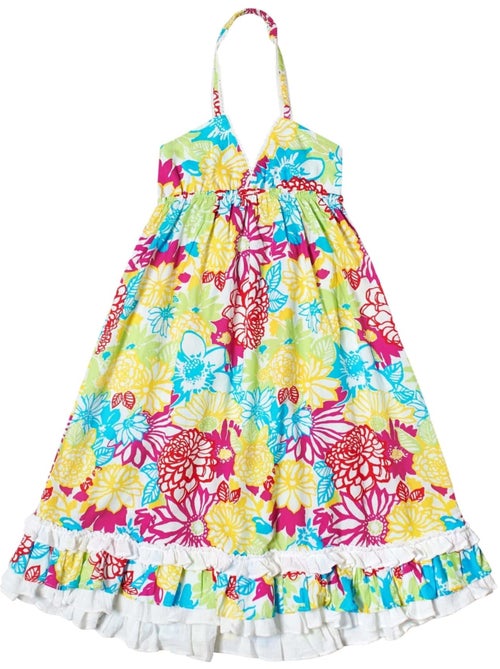 Robe de Plage  Jersey Fleuri   EUGENIE - La Faute à Voltaire - Kiabi
