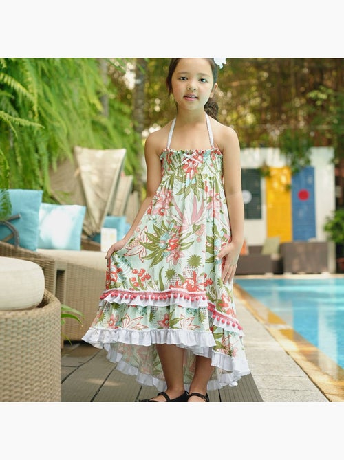 Robe de Plage  Longue à Fleurs Hawaï   2-en-1  IBIZA - La Faute à Voltaire - Kiabi