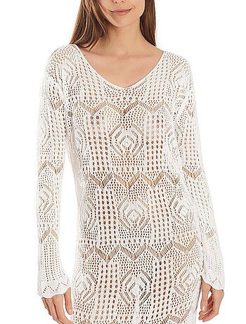 Robe de plage longue crochet