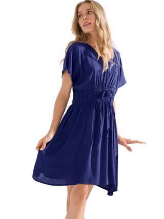 Robe de plage manches courtes KARPATHOS