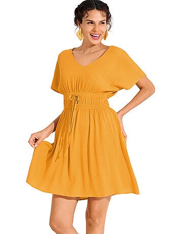 Robe de plage manches courtes KARPATHOS