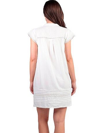 Robe de plage manches courtes Milos