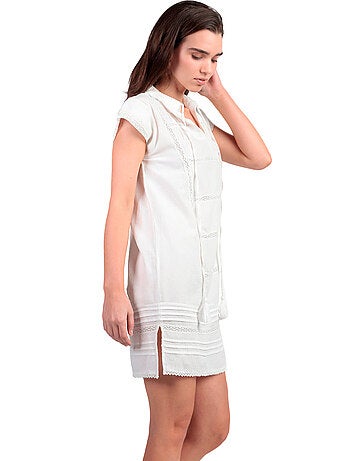 Robe de plage manches courtes Milos