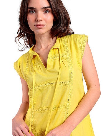 Robe de plage manches courtes Milos