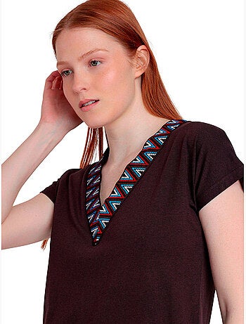 Robe de plage manches courtes Sailor Club