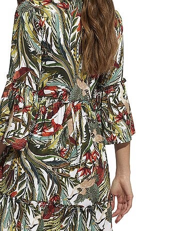 Robe de plage manches trois-quarts Galapagos