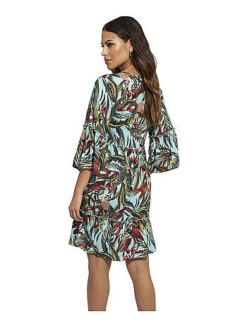 Robe de plage manches trois-quarts Galapagos