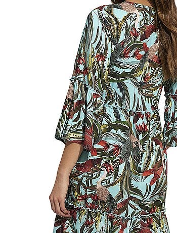 Robe de plage manches trois-quarts Galapagos