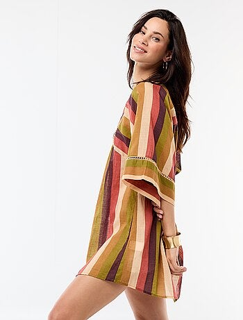 Robe de plage mi-longue