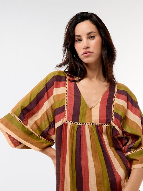 Robe de plage mi-longue - Kiabi